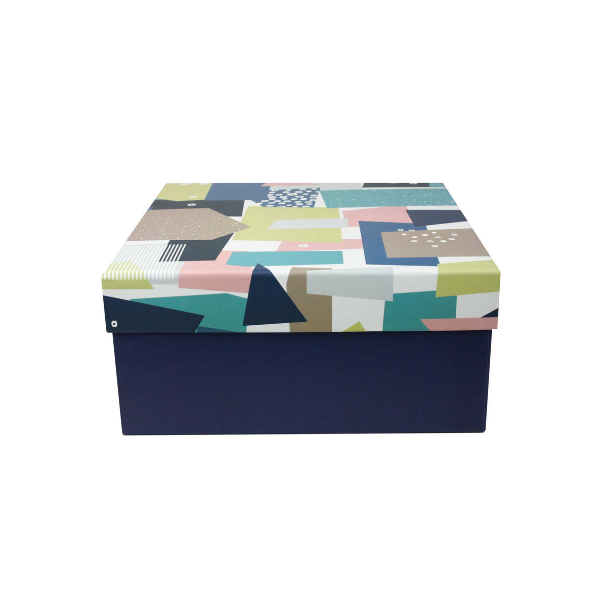Single Dark Blue Abstract Gift Box (Sizes Available)