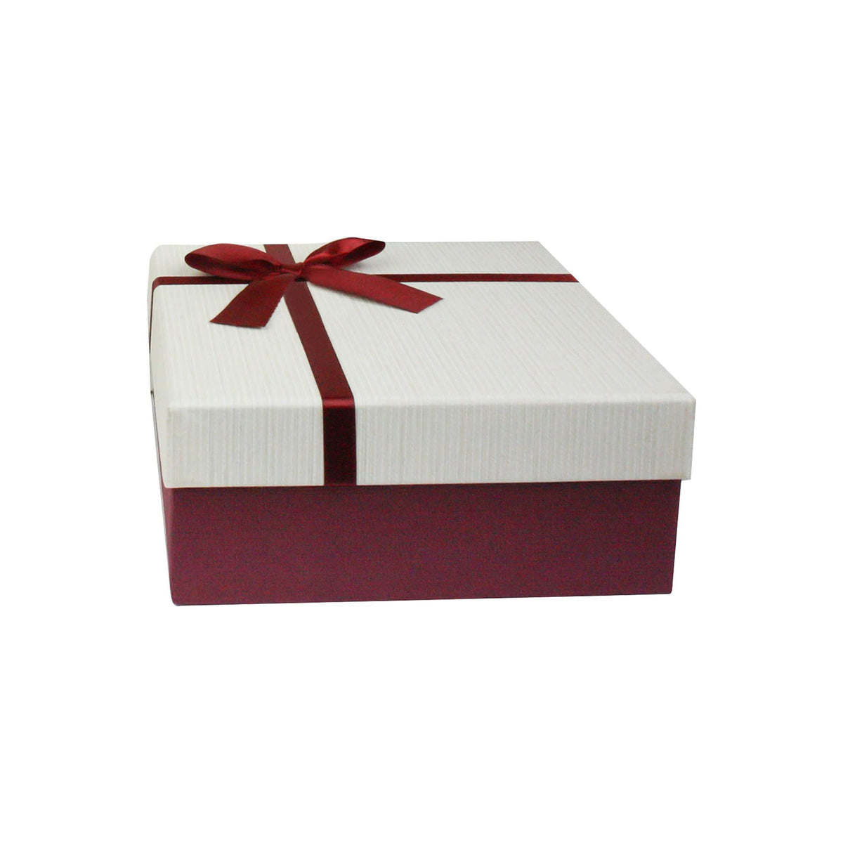 Luxury Burgundy/Cream Gift Box - Single (Sizes Available)