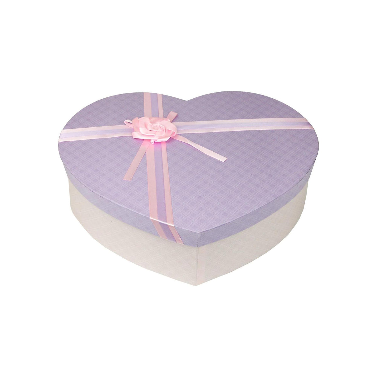 Elegant Lilac/Purple Heart Shaped Gift Box - Single (Sizes Available)