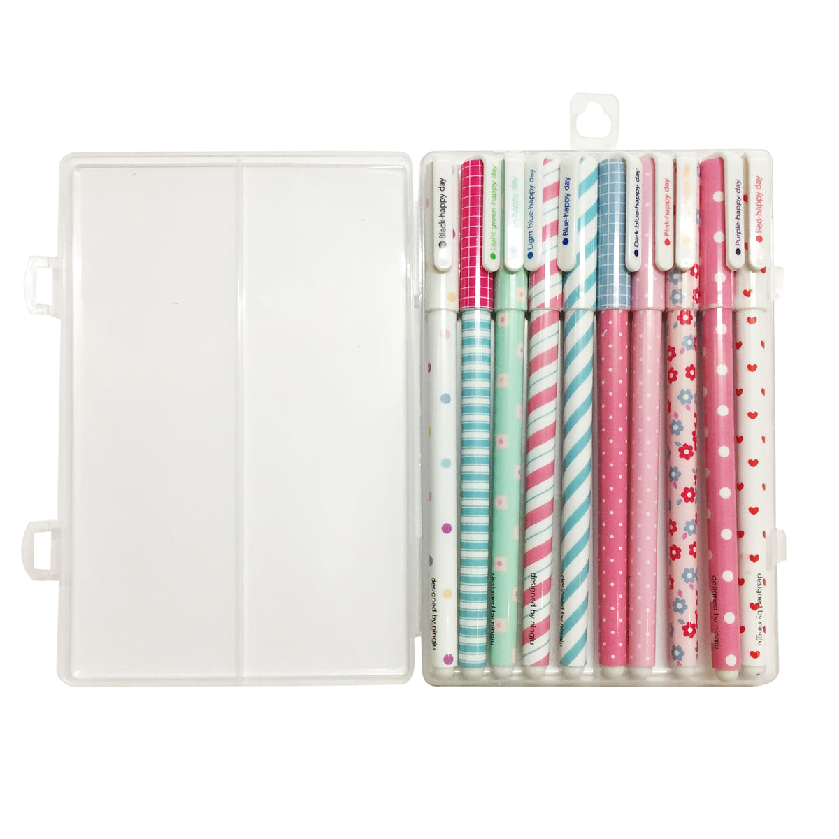 Coloured Gel Pens - Set of 10