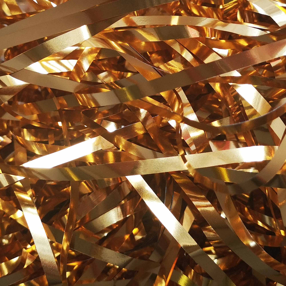 Metallic Shredded Tissue Paper for Packaging and Decor - Dark Gold
