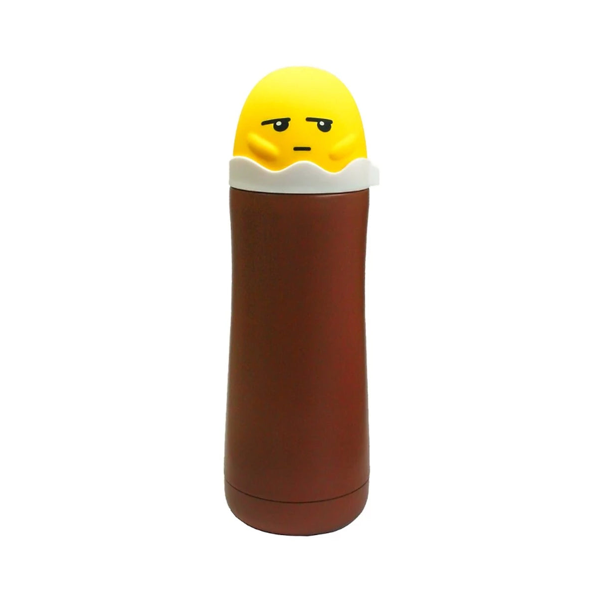 Fun Emoji Flask - 300 ml Brown