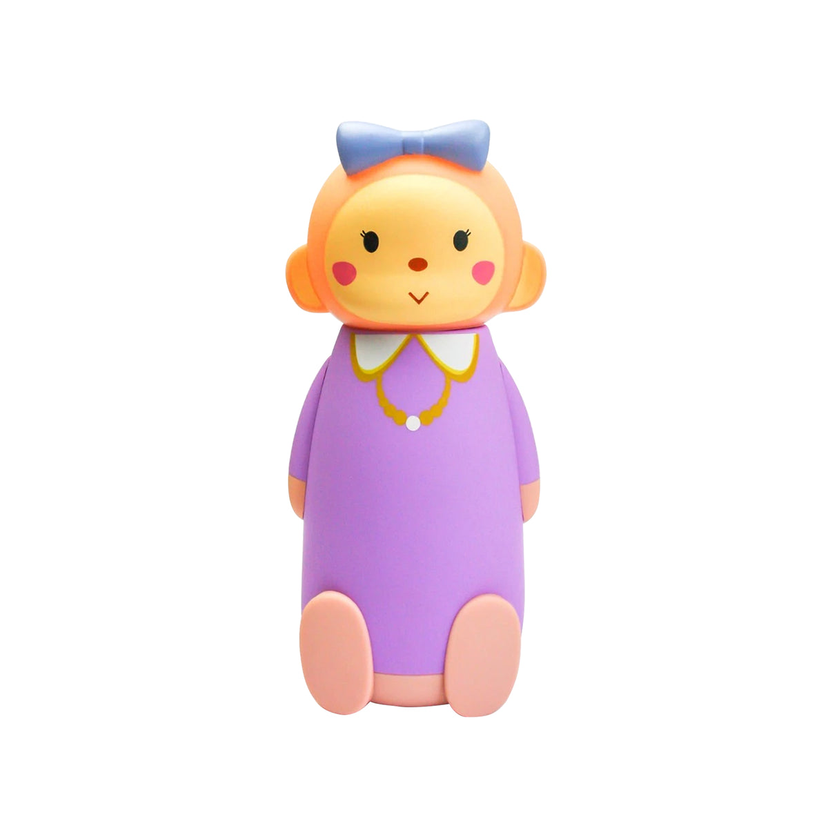 Cute Monkey Bottle - 230 ml Purple