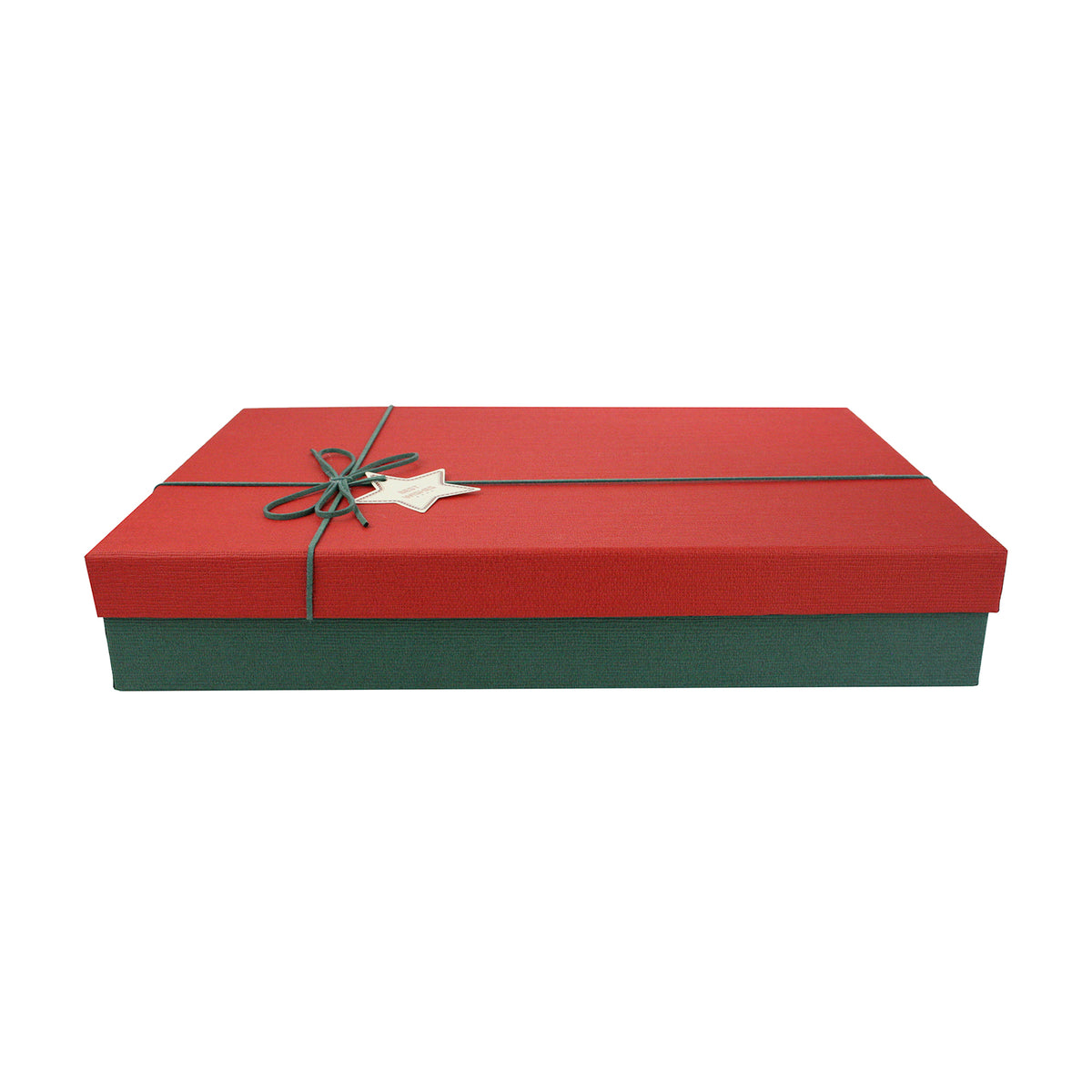 Single Green Red Gift Box