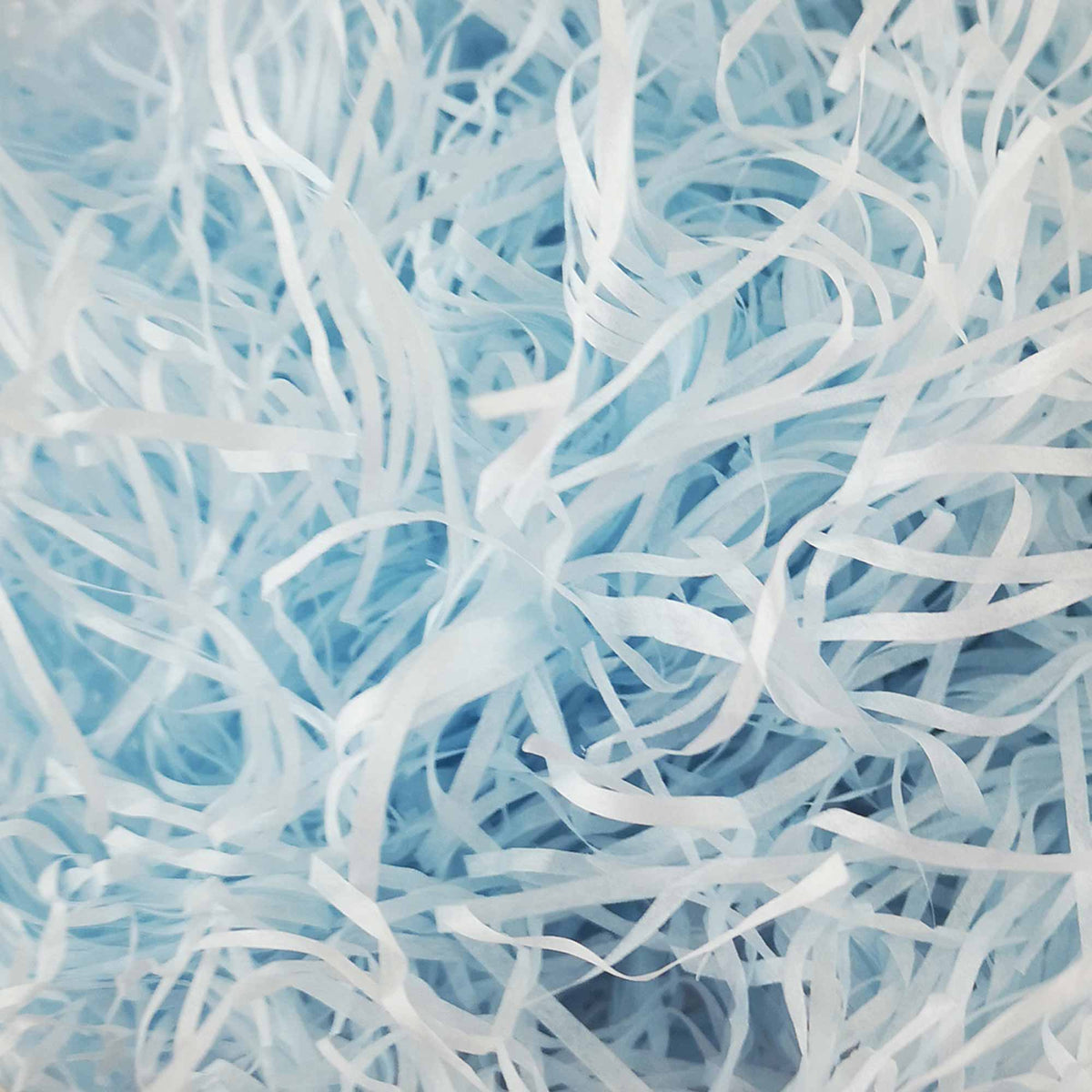 Shredded Tissue Paper for Packaging and Decor - Light Blue