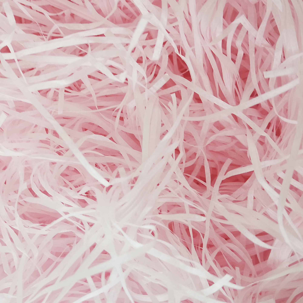 Shredded Tissue Paper for Packaging and Decor - Light Pink