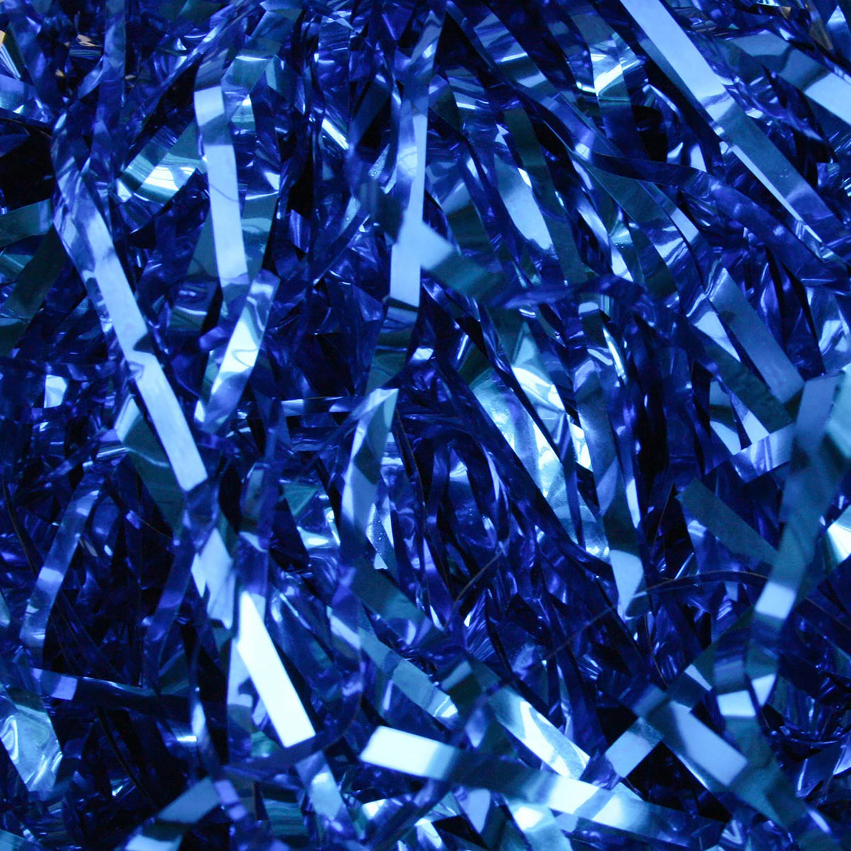 Metallic Shredded Tissue Paper for Packaging and Decor - Dark Blue