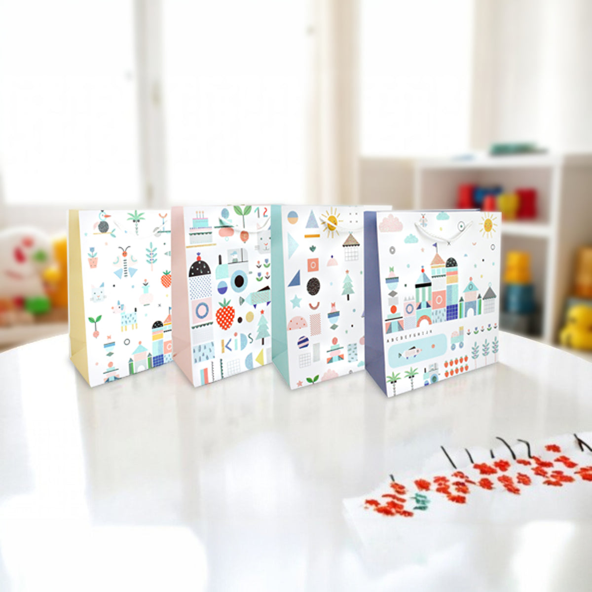 Kids' Themed Gift Bags - Set Of 4