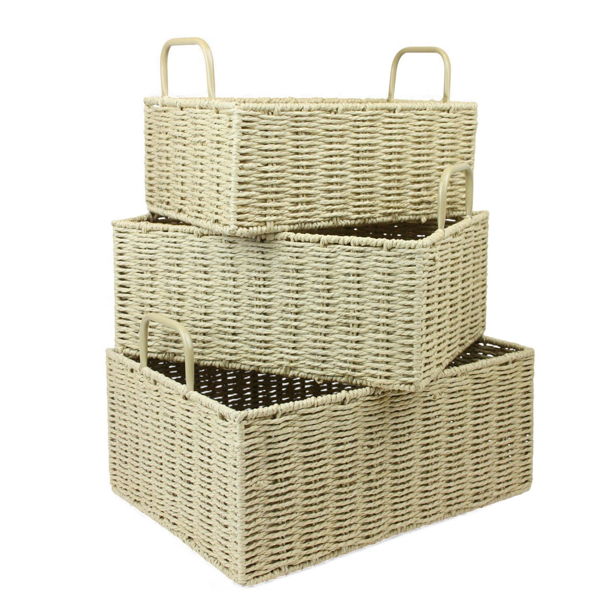 Set of 3 Wicker Baskets