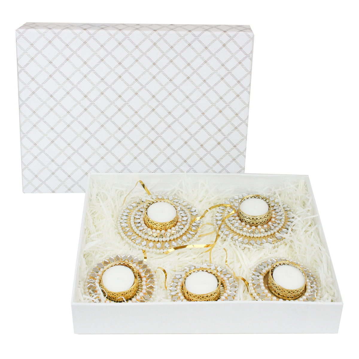 Luminous Glow Tealight Set – Light Up Your Celebrations in Style