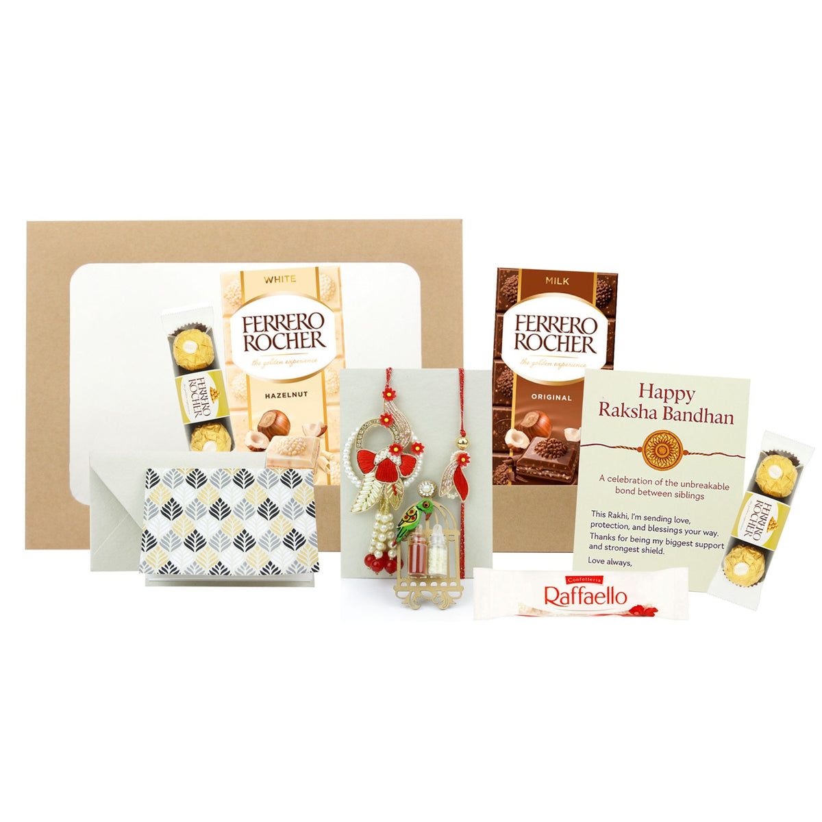 Premium Rakhi Hamper Rakhi Hamper - Ferrero Rocher Edition