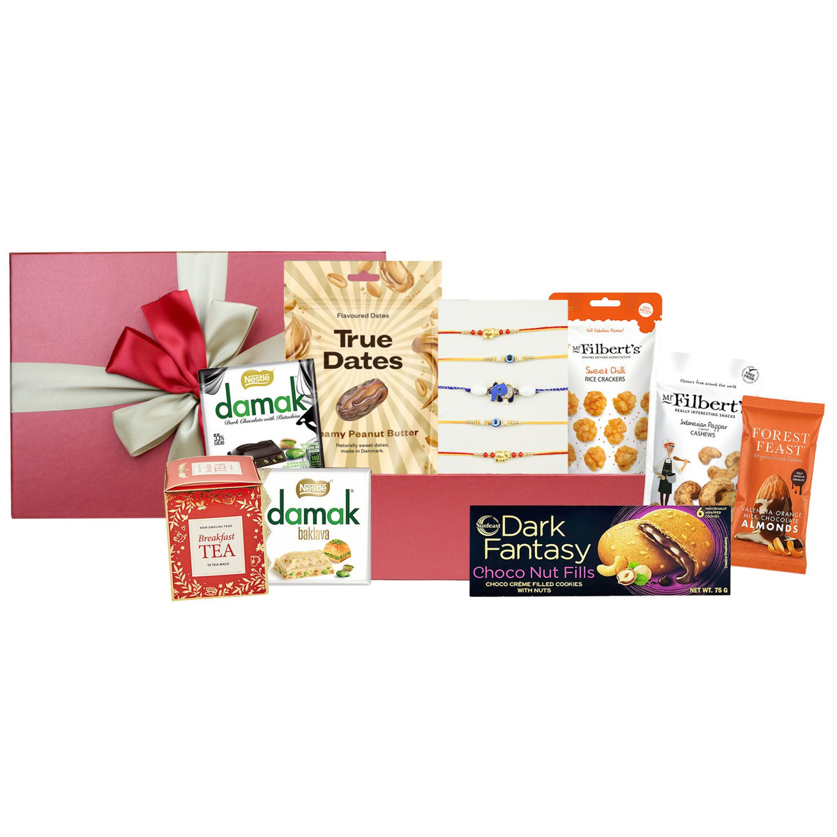 Premium Rakhi Gift Hamper: Festive Flavours & Rakhi Love