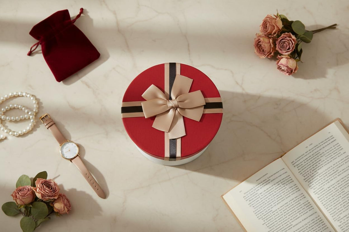 Gift Box with Red Lid