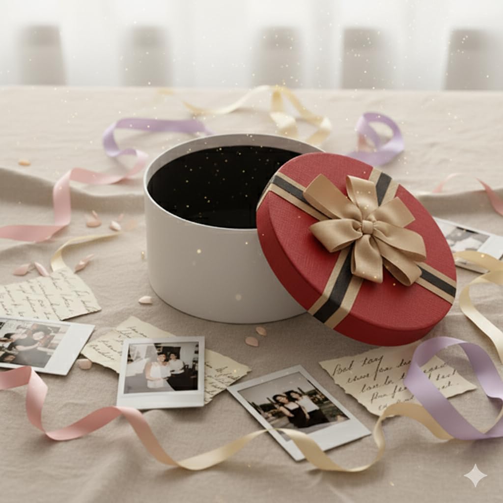 Elegant White Box Brown Interior