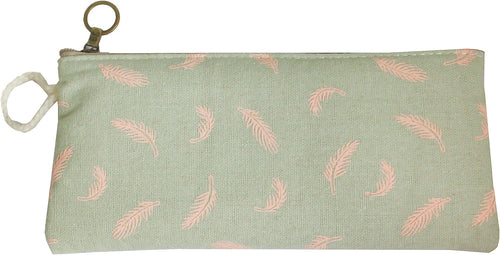 Feather Travel Pouch - Sea Green
