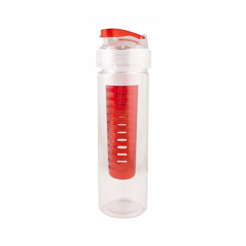 700ml Infuser Sipper Water Bottle - Red