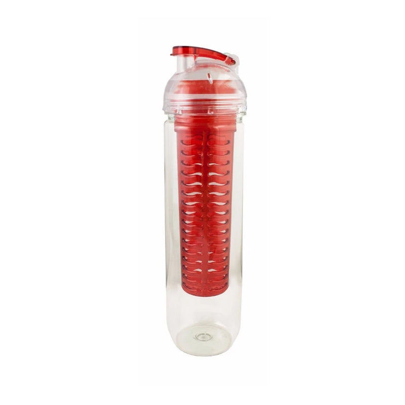 900ml Infuser Sipper Water Bottle - Red