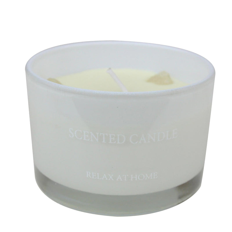 Scented Glass Candle - White Tea Orchid