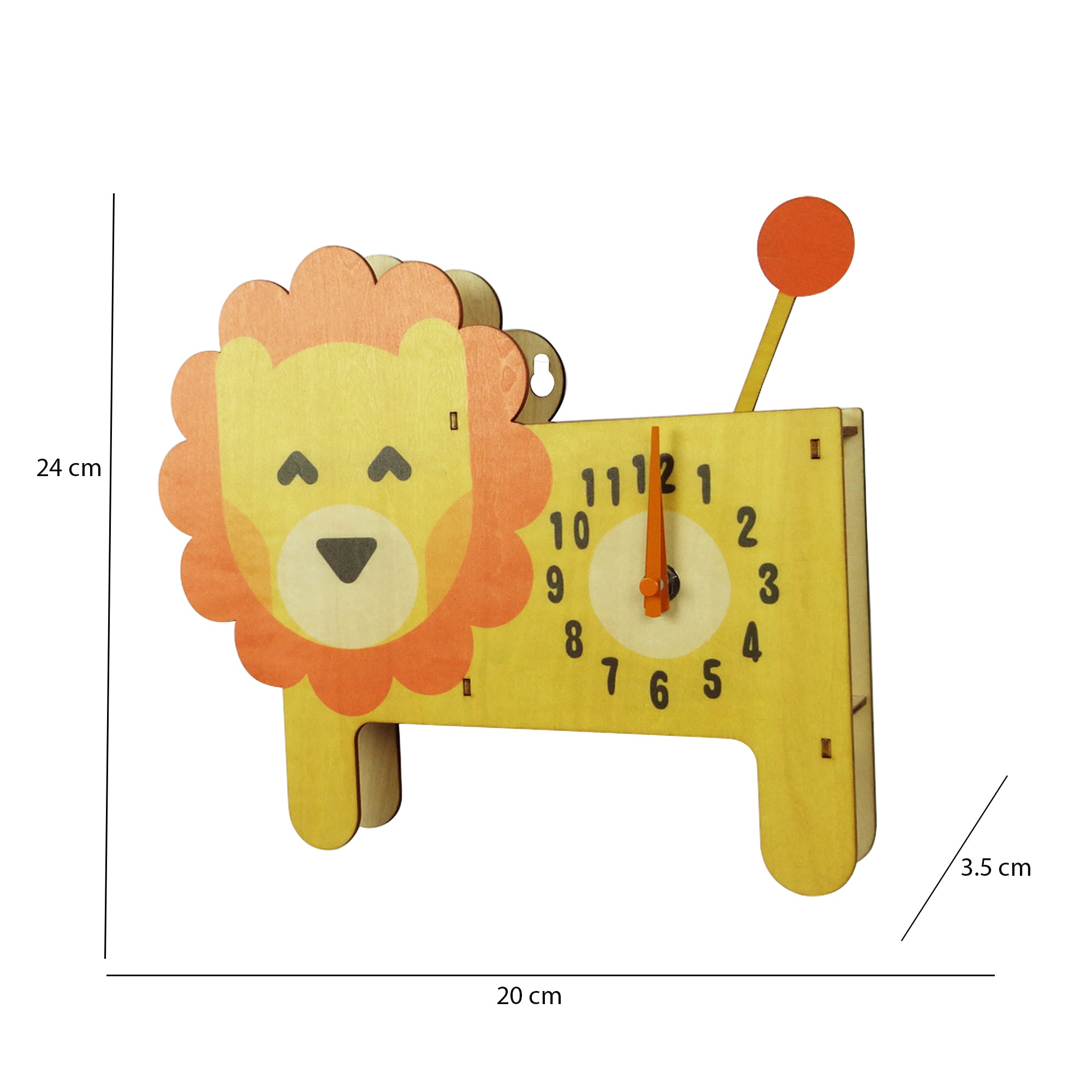 Animal Clock - Lion – EMARTBUY
