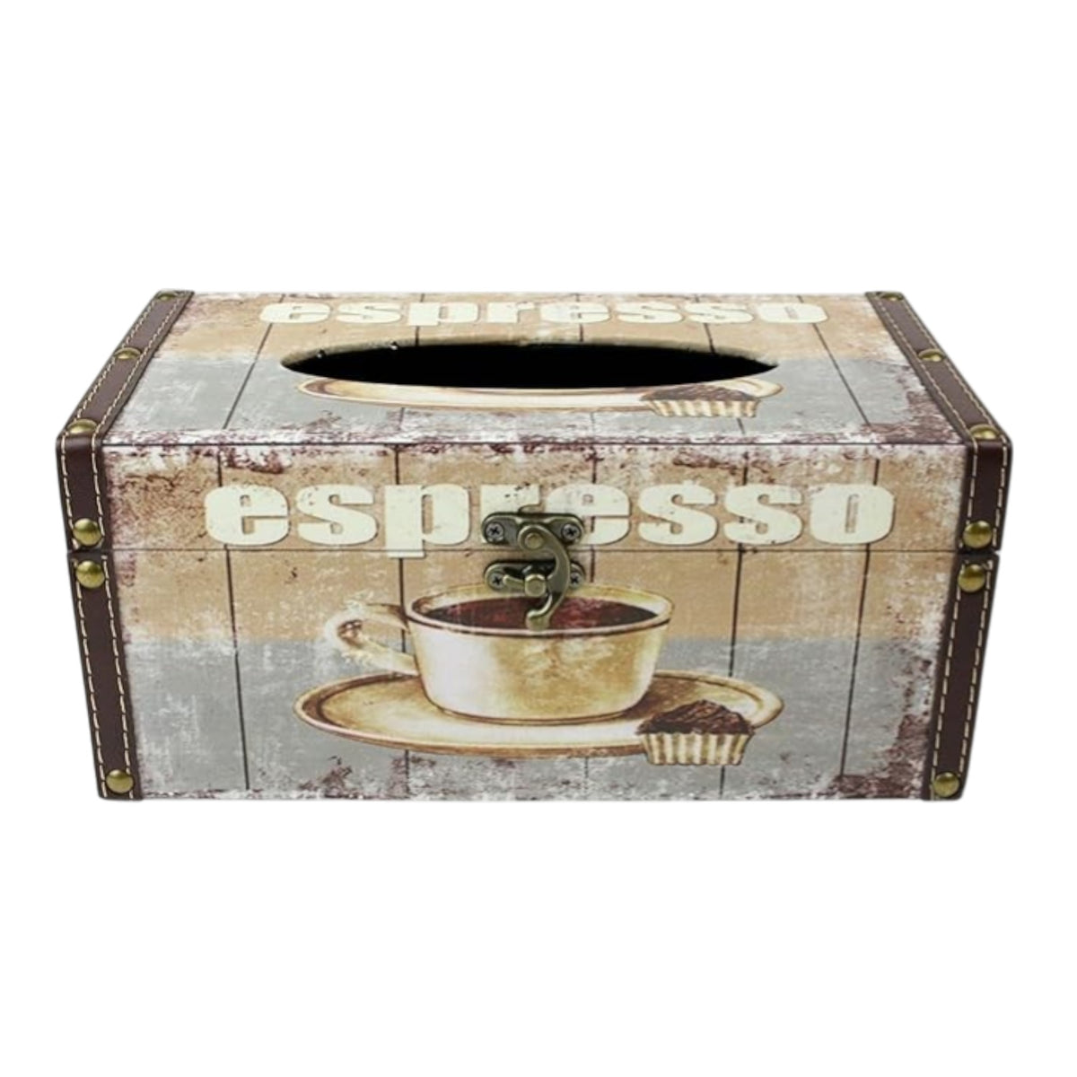 Tissue Box Holder - Espresso