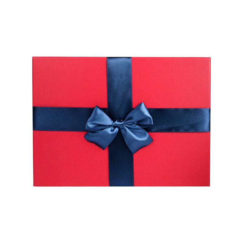Versatile blue polka dot gift boxes
