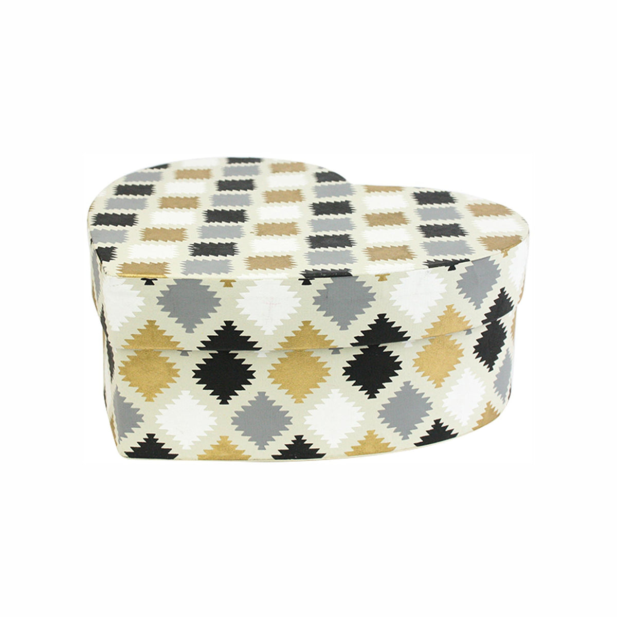 Handmade Geometric Patterned Black/Gold Gift Box - Single (Sizes Available)