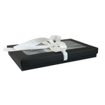 Pack of 12 Rectangle Black Kraft Gift Boxes