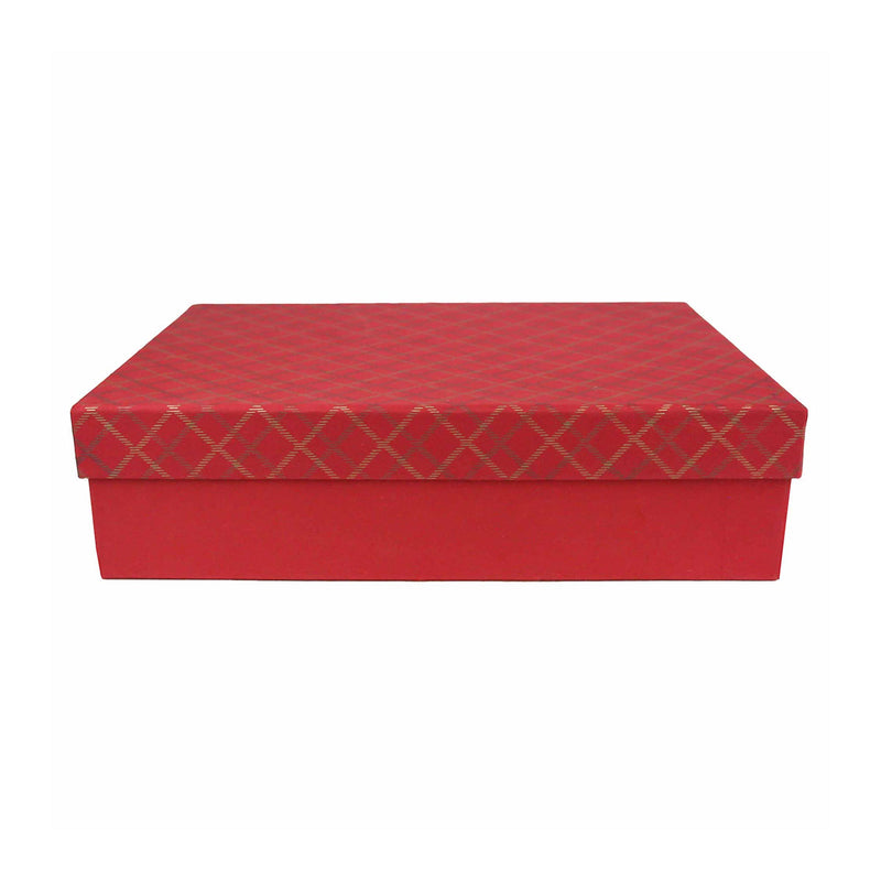 Chequered Red Gift Box