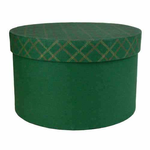 Chequered Green Gift Box - Set of 4