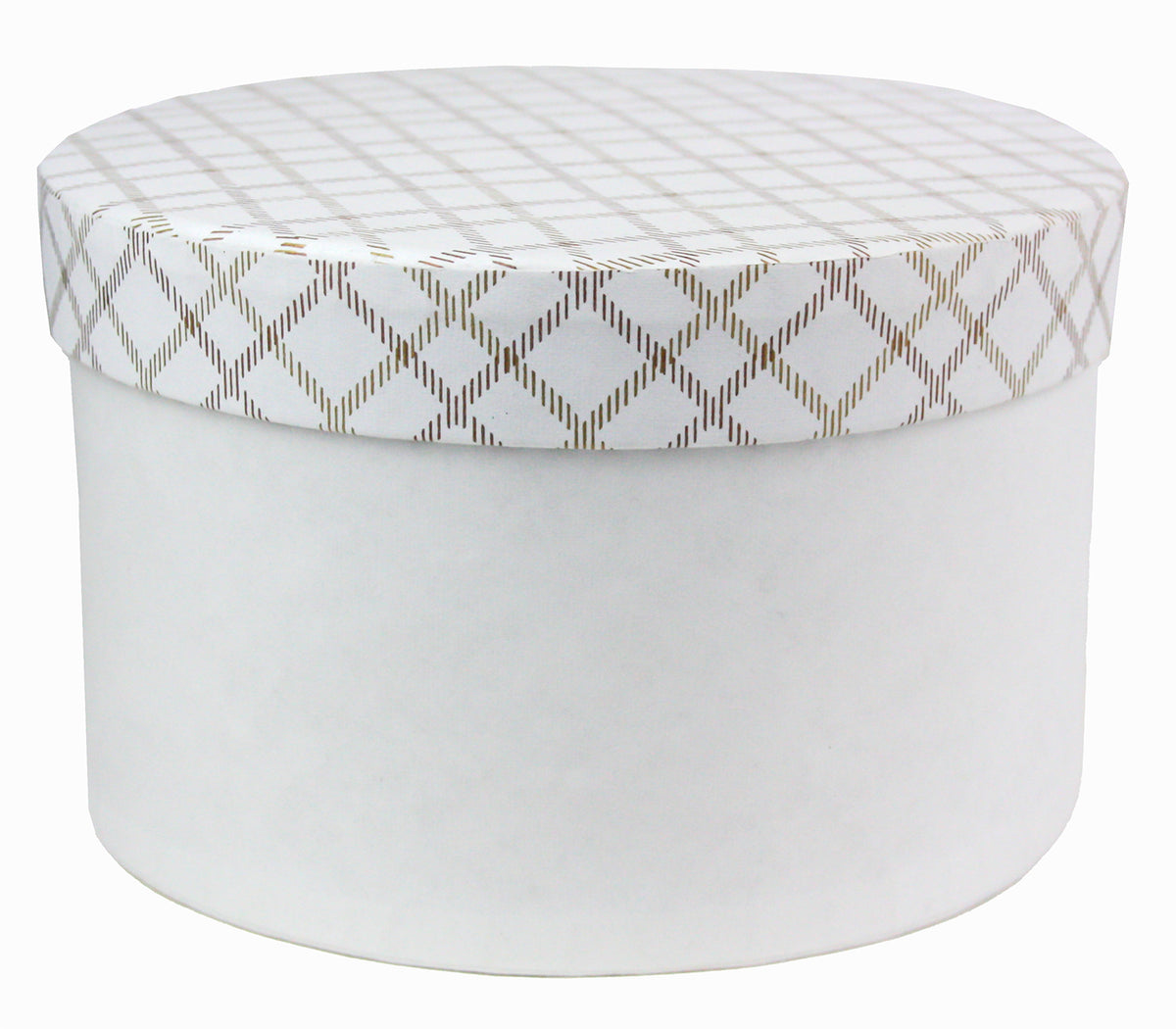 Handcrafted Chequered White Gift Boxes - Single (Sizes Available)