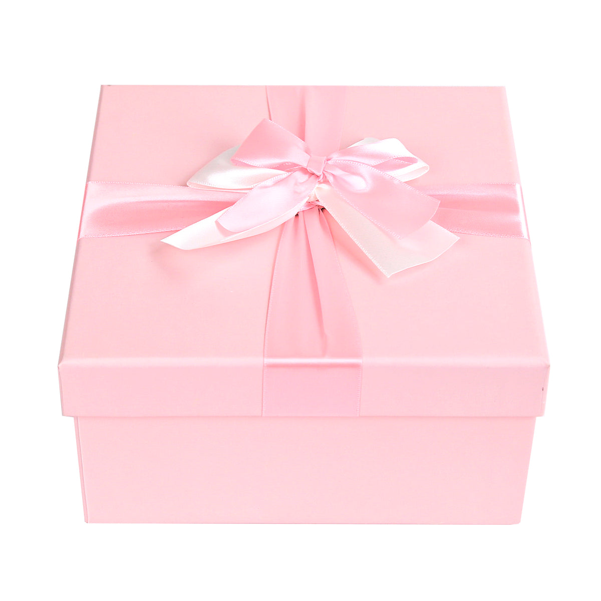 Luxury Square Rigid Baby Pink Gift Boxes - Single (Sizes Available)