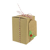 Natural Brown Kraft Gift Box with String and Tag - 3 Sizes