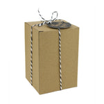 Natural Kraft Gift Box With String and Tag