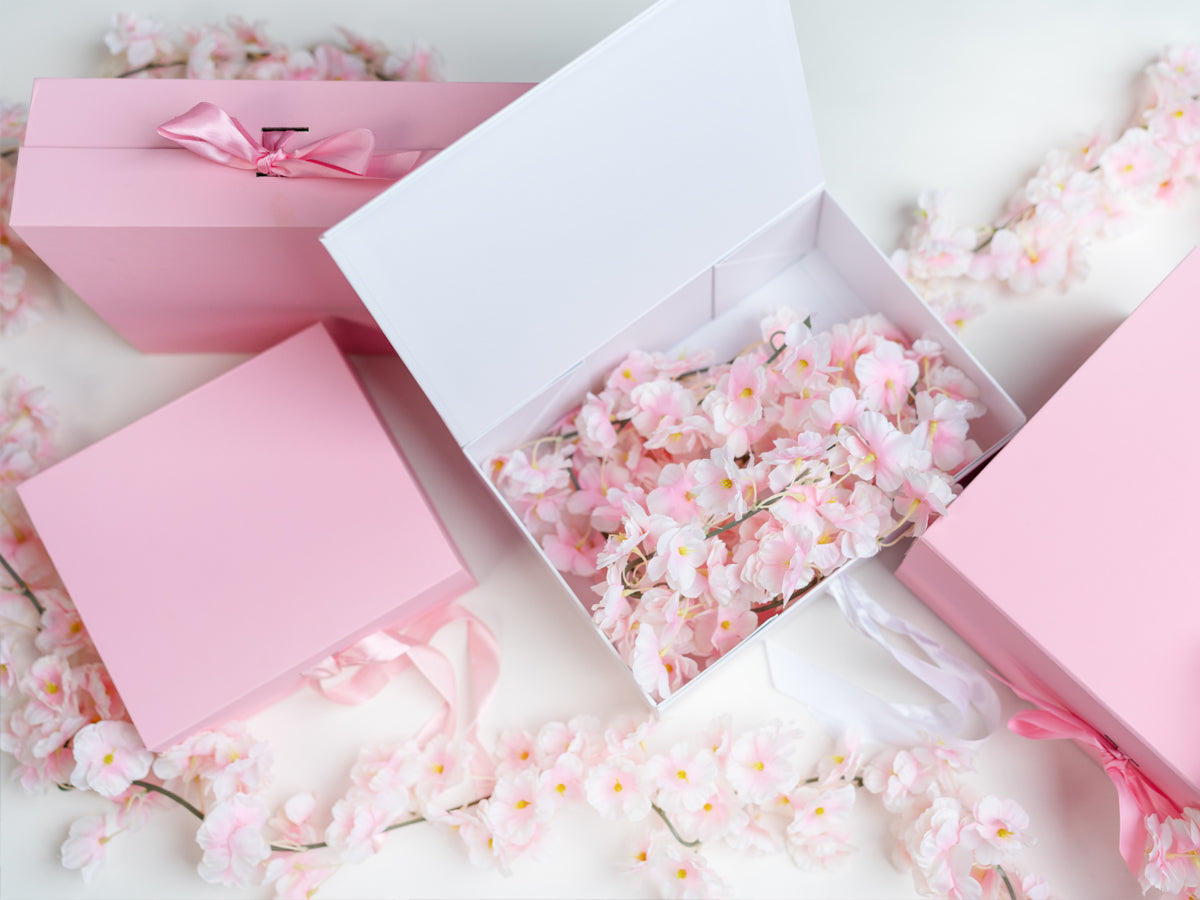 Pink Magnetic Gift Box - Single (Sizes Available)