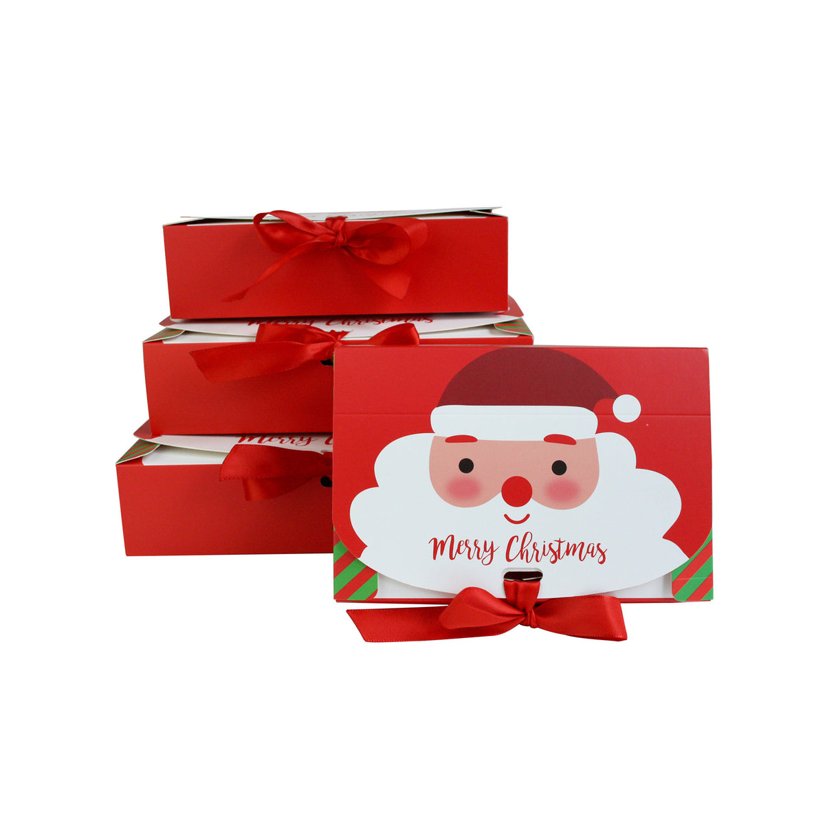 Pack of 12 Kraft Gift Box - Christmas Edition