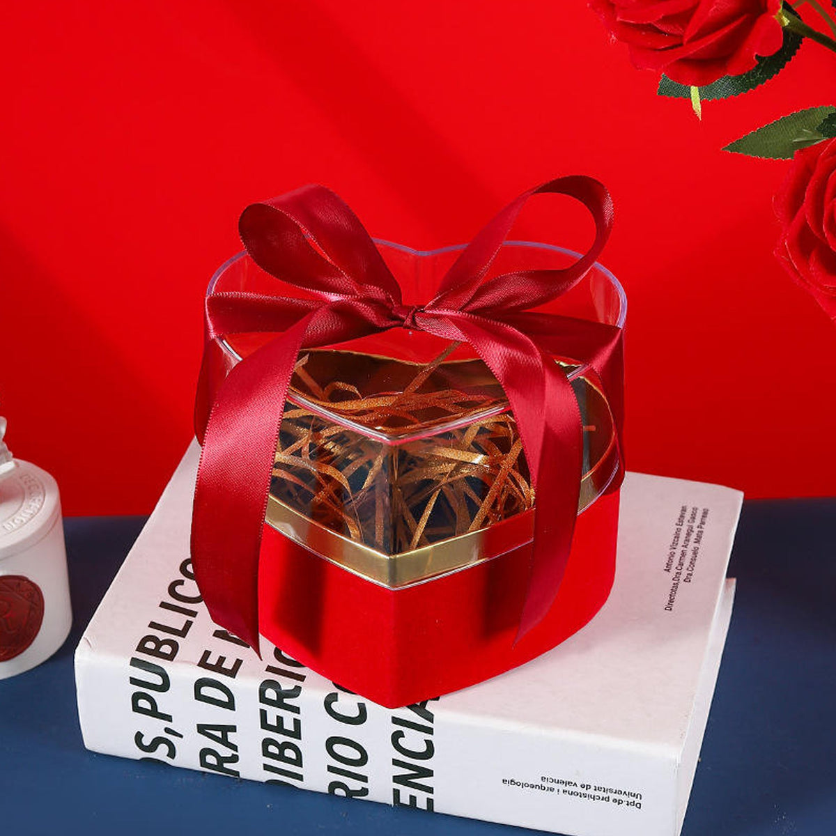 Acrylic Heart Gift Box With Clear Lid - Single In Stock on 30/09/2025