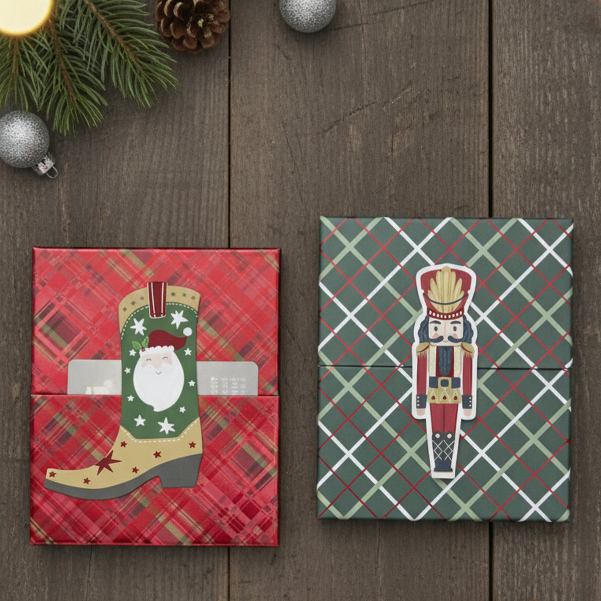 Christmas Two-Door Gift Box - Single (Colors Available) In Stock on 30/09/2025