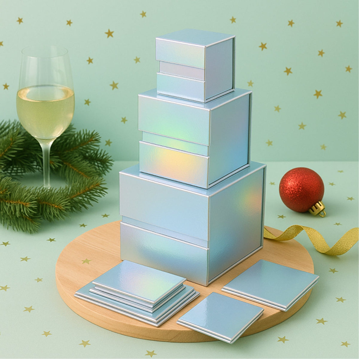 Hologram Magnetic Box - Single (Sizes Available) In Stock on 30/09/2025