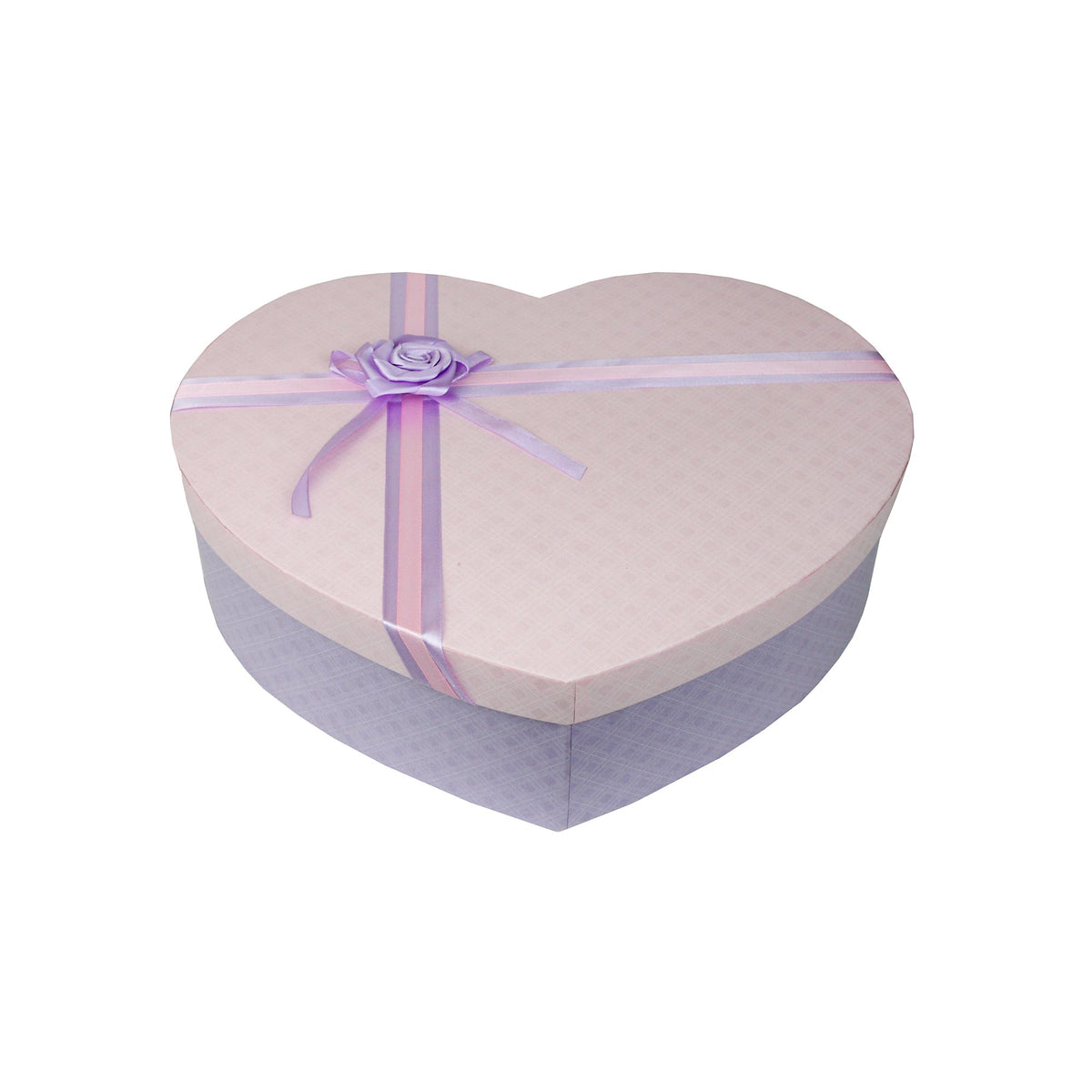 Single Lilac/Pink Gift Box with Satin Ribbon