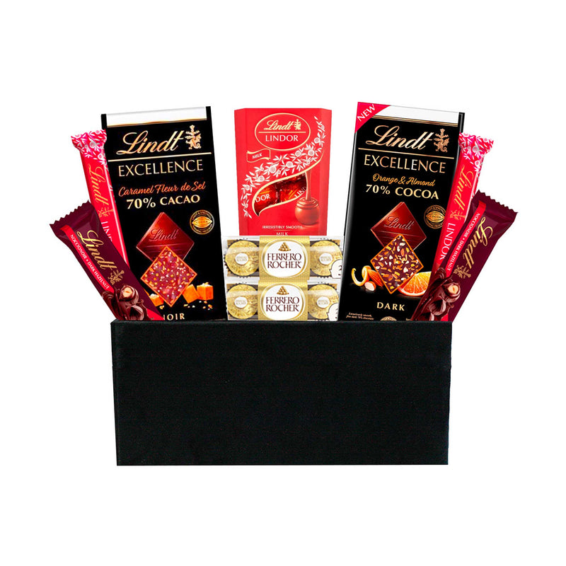 Classic Chocolate Hamper Selection Gift Box - Favourite Lindt Treats Set 2