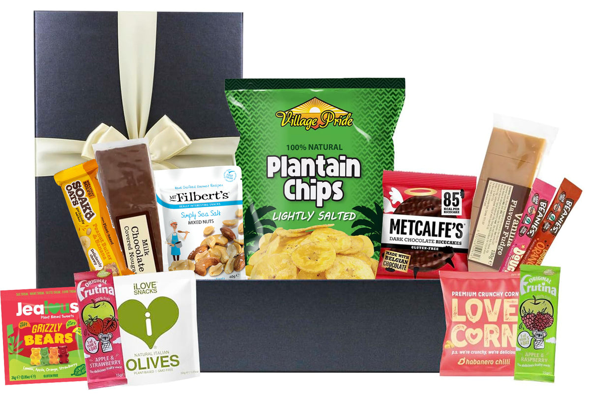 Organic Vegan & Gluten Free Healthy Snacks Gift Hamper - Gluten Free Indulgence