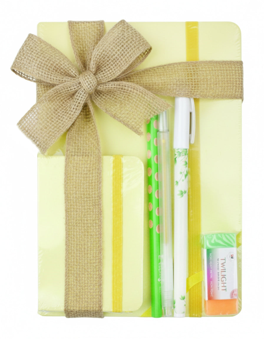 Elegant Yellow Stationery Gift Set | Perfect for Students and Professionals