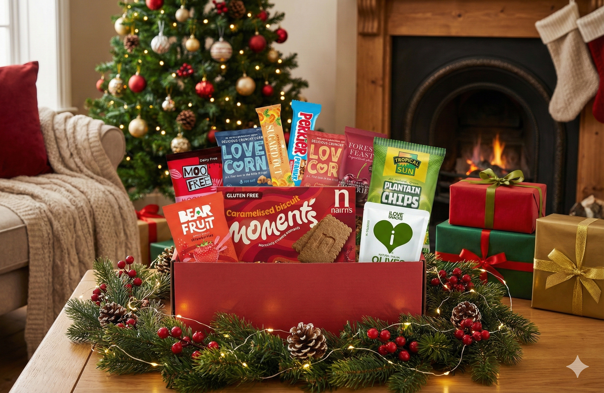 Organic Vegan & Gluten Free Healthy Snacks Gift Hamper - Vegan Delights