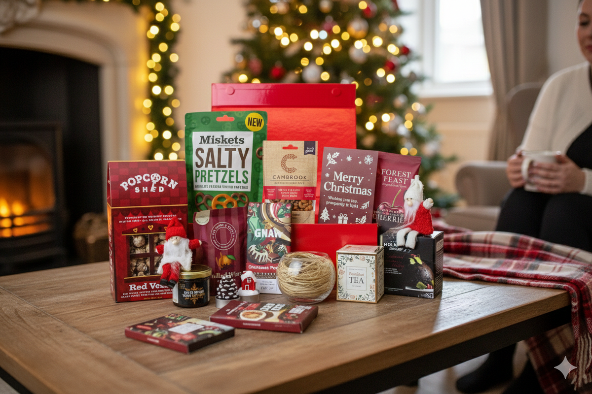 Luxury Premium Treats Gift Hamper Box - Festive Christmas Cheer