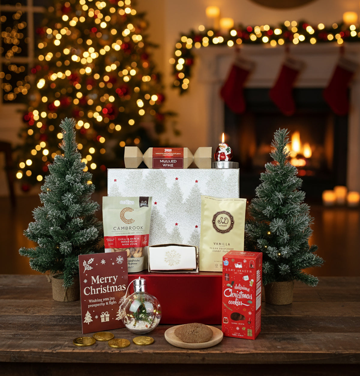 Classic Rich Moments Treats Christmas Hamper Gift Box