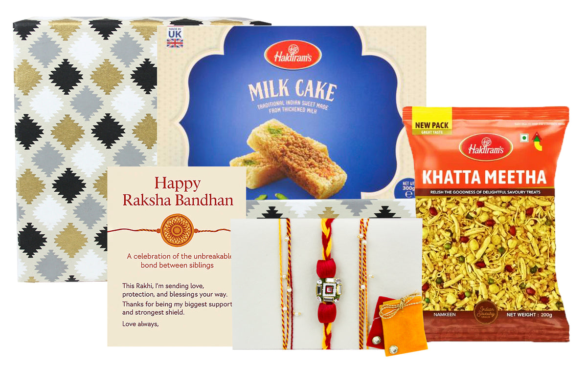 Festive Celebration Rakhi Hamper: Haldiram Special