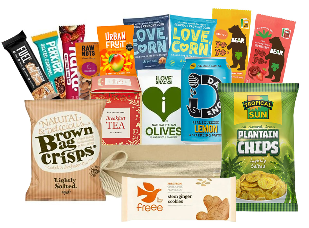 Organic Gluten Free Healthy Gift Hamper - The Ultimate Vegan Snacks Delight