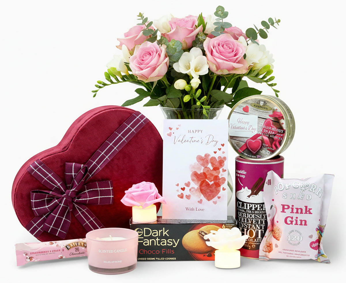 Premium Valentine's Day Gift Hamper - Heartfelt Treats