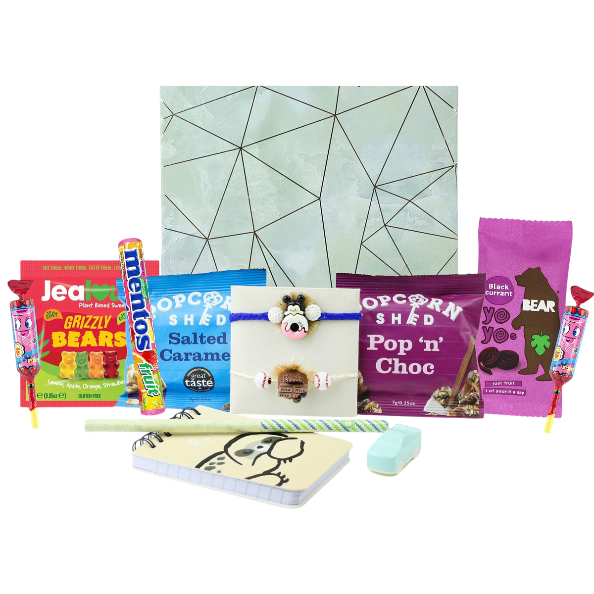 2 Cartoon Rakhis Hamper - Fun Treats, Designer Gifts & Premium