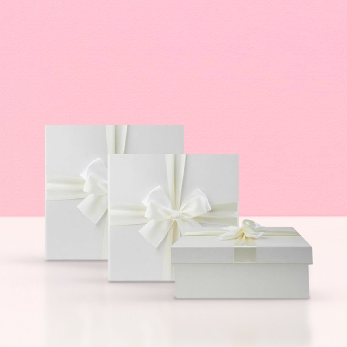 Luxury Ivory Gift Boxes - Set of 3 (Sizes Available)